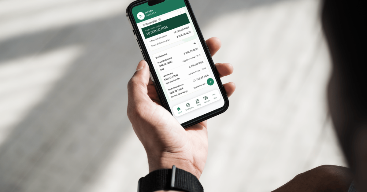 Trygt og enkelt skybasert regnskapsprogram 
